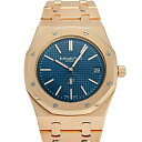 オーデマ・ピゲ AUDEMARS PIGUET ロイヤルオーク ジャンボ エクストラ シン40周年記念 15202OR.OO.1240OR.01 ブルー文字盤 中古 腕時計 メンズ