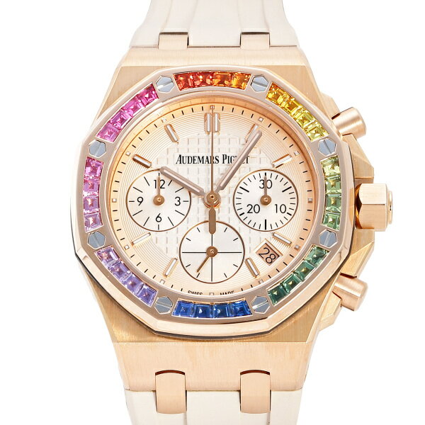 オーデマ・ピゲ AUDEMARS PIGUET ロイヤルオーク オフショア クロノグラフ ブティック限定モデル 26236OR.YY.D085CA.01 スモークピンクゴールド文字盤 中古 腕時計 レディースのサムネイル