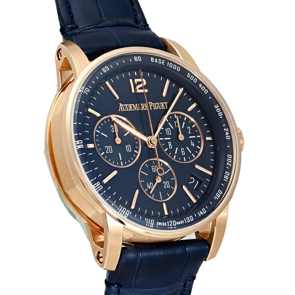 オーデマ・ピゲ AUDEMARS PIGUET CODE 11.59 バイ オーデマ ピゲ クロノグラフ 26393OR.OO.A321CR.01 ブルー文字盤 中古 腕時計 メンズ