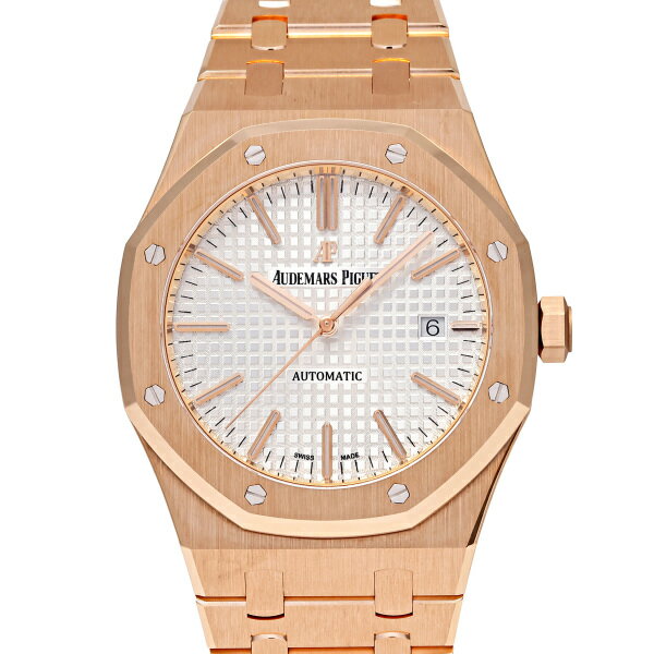 オーデマ・ピゲ AUDEMARS PIGUET ロイヤルオーク 15400OR.OO.1220OR.02 シルバー文字盤 中古 腕時計 メンズ