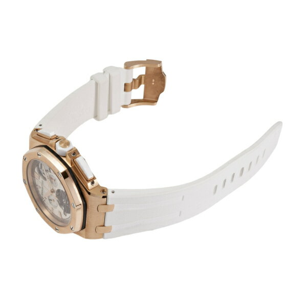 オーデマ・ピゲ AUDEMARS PIGUET ロイヤルオーク オフショア トゥールビヨン クロノグラフ オートマティック 26540OR.OO.A010CA.01 シルバー文字盤 中古 腕時計 メンズ