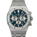 オーデマ・ピゲ AUDEMARS PIGUET ロイヤルオーク クロノグラフ 26331ST.OO.1220ST.01 ブルー/ロジウム文字盤 中古 腕時計 メ...