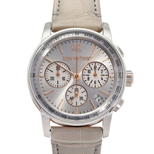 オーデマ・ピゲ AUDEMARS PIGUET CODE 11.59 バイ オーデマ ピゲ クロノグラフ 26393CR.OO.A009CR.01 グレー文字盤 中古 腕時計 メンズ オーデマ・ピゲ AUDEMARS PIGUET CODE 11.59 バイ オーデマ ピゲ クロノグラフ 26393CR.OO.A009CR.01 グレー文字盤 中古 腕時計 メンズ