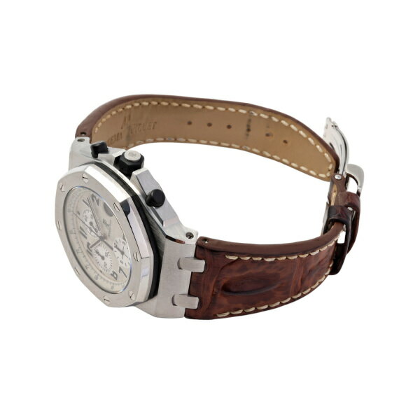 オーデマ・ピゲ AUDEMARS PIGUET ロイヤルオーク オフショア クロノグラフ サファリ 26020ST.OO.D091CR.01.A ホワイト文字盤 中古 腕時計 メンズ