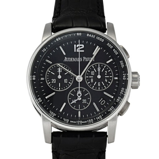 オーデマ・ピゲ AUDEMARS PIGUET CODE 11.59 バイ オーデマ ピゲ クロノグラフ 26393BC.OO.A002CR.01 ブラック文字盤 中古 腕時計 メンズ オーデマ・ピゲ AUDEMARS PIGUET CODE 11.59 バイ オーデマ ピゲ クロノグラフ 26393BC.OO.A002CR.01 ブラック文字盤 中古 腕時計 メンズ