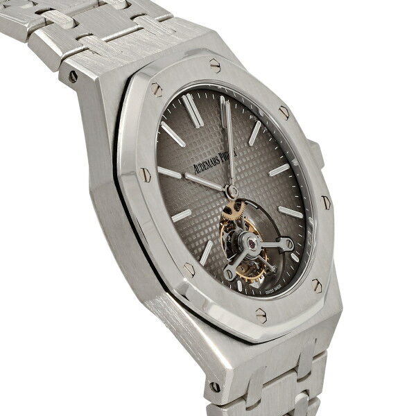 オーデマ・ピゲ AUDEMARS PIGUET ロイヤルオーク エクストラ シン トゥールビヨン ジャパンブティック限定20本 26510PT.OO.1220PT.01 スモークグレー文字盤 中古 腕時計 メンズ