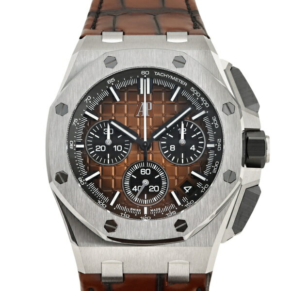 お問い合わせ商品IDW253615ブランドオーデマ・ピゲ商品名オーデマ・ピゲ&nbsp;AUDEMARS&nbsp;PIGUET&nbsp;ロイヤルオーク&nbsp;オフショア&nbsp;クロノグラフ&nbsp;26420ST.OO.A828CR.01&nbsp;ブラウン文字盤&nbsp;未使用&nbsp;腕時計&nbsp;メンズ型番26420ST.OO.A828CR.01文字盤色ブラウン文字盤種メガ・タペストリー素材ステンレスセラミックアリゲーターサイズケースサイズ:&nbsp;43.0mmブレスサイズ:&nbsp;19.0cmムーブメント自動巻き機能フライバッククロノグラフデイト表示防水100m防水当店保証ご購入日より2年付属品国際保証書（ギャランティー）&nbsp;純正ボックス&nbsp;商品状態未使用[&nbsp;NS&nbsp;]※詳細はお問い合わせください。ご注文・ご来店前にご確認くださいませご来店購入をご希望の場合は、ご来店前に在庫の確認をお願いいたします。当サイトの商品は、実店舗でも販売しておりますので、あらかじめ在庫のご確認をお願いいたします。売り切れの際はご注文をキャンセルさせていただきます事ご容赦くださいませ。流通事情などにより付属品の一部がご提供できない場合がございます。商品によってはマイナーチェンジなどにより、掲載画像と現物に差異がみられることがございます。ご使用のパソコン環境により、掲載画像と現物の色合いに若干差異がみられることがございます。予告なく価格が改定される場合がございます。返品について通信販売にてご購入いただきました商品は、品質・梱包に万全を期しておりますが、万が一ご到着時に破損・不具合がございましたら2日以内にご連絡をお願いいたします。未使用の場合に限りご返金させていただきます。なお、上記以外の理由やお客様都合、ご使用済みの商品のご返品はお受けいたしかねます。
