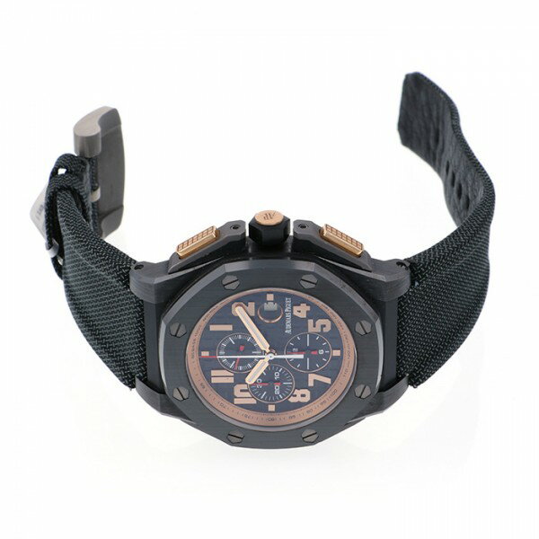 オーデマ・ピゲ AUDEMARS PIGUET ロイヤルオーク オフショア クロノグラフ ザ・レガシー アーノルド・シュワルツェネッガー コラボ 世界限定1500本 26378IO.OO.A001KE.01 ブラック文字盤 中古 腕時計 メンズ