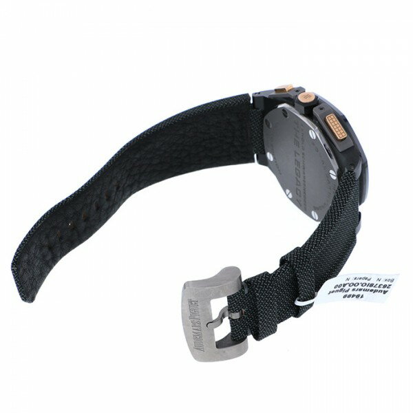 オーデマ・ピゲ AUDEMARS PIGUET ロイヤルオーク オフショア クロノグラフ ザ・レガシー アーノルド・シュワルツェネッガー コラボ 世界限定1500本 26378IO.OO.A001KE.01 ブラック文字盤 中古 腕時計 メンズ