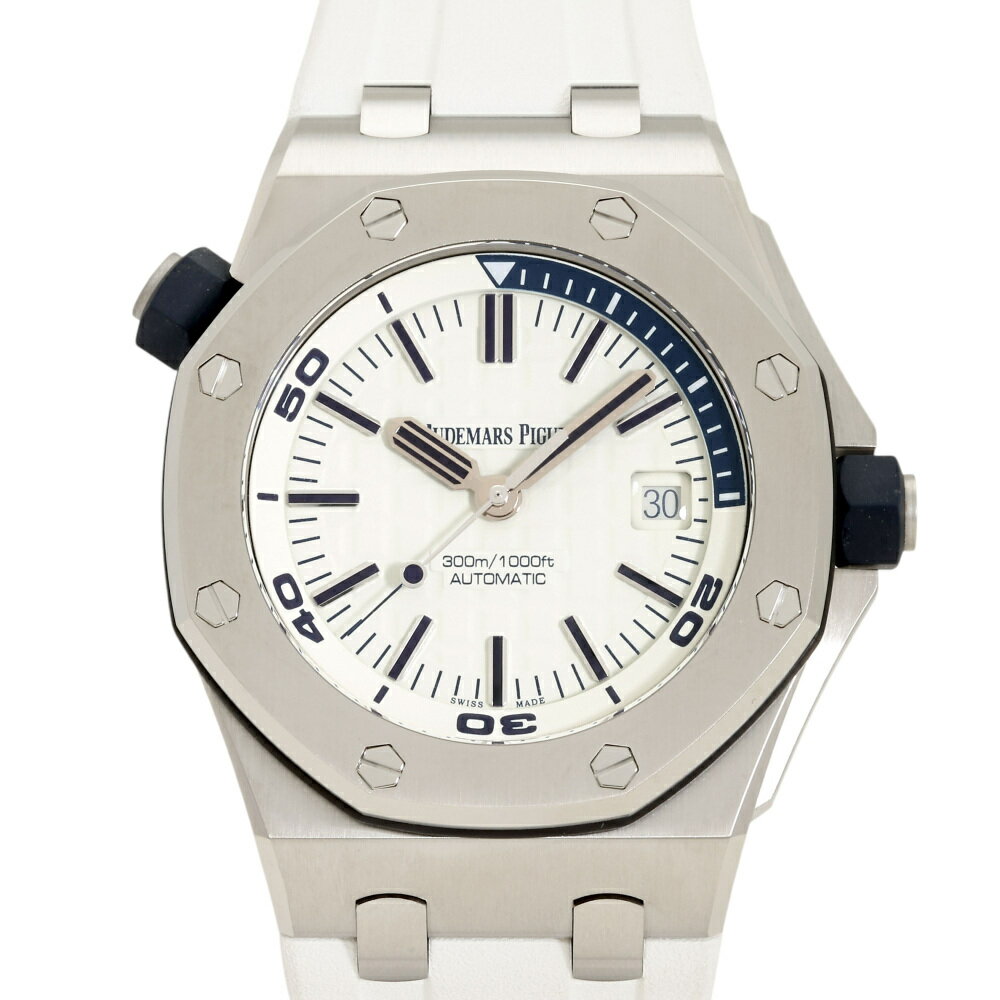 【新品未使用】腕時計 ロイヤルオークオマージュ　White ロイヤルオークモデル 白文字盤 オマージュ時計 - メルカリ