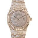 オーデマ・ピゲ AUDEMARS PIGUET ロイヤルオーク クォーツ 67654OR.ZZ.1264OR.01 ピンクゴールド文字盤 腕時計 レディース