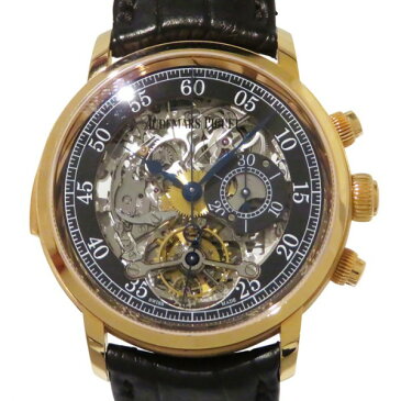 【最大9万円OFFクーポン!12/1(土)0時開始】オーデマ・ピゲ AUDEMARS PIGUET ジュールオーデマ ミニッツリピーター トゥールビヨン クロノグラフ 26345OR.OO.D099CR.01 グレー文字盤 メンズ 腕時計 【中古】