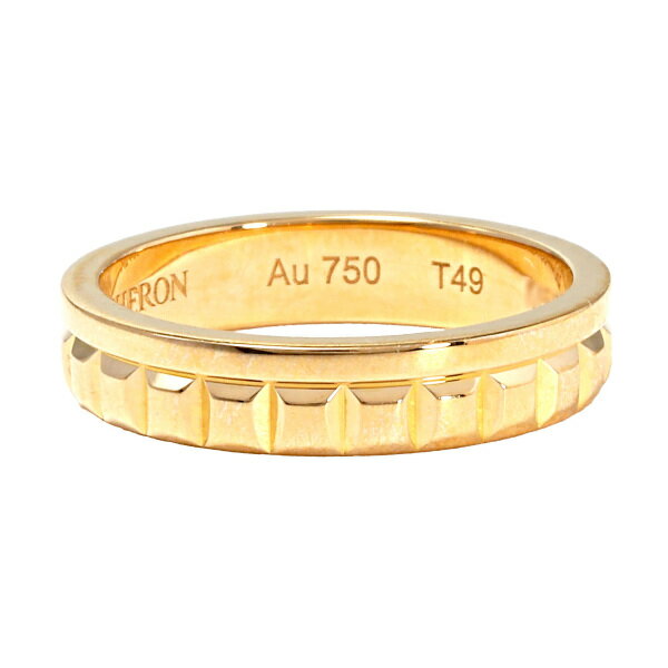 ブシュロン キャトルラディアント ハーフ K18YG イエローゴールド リング 中古のサムネイル