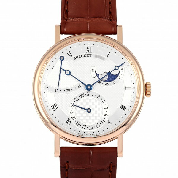 ブレゲ 腕時計（メンズ） ブレゲ Breguet クラシック パワーリザーブ ムーンフェイズ 7137BR/15/9VU シルバー文字盤 新品 腕時計 メンズ