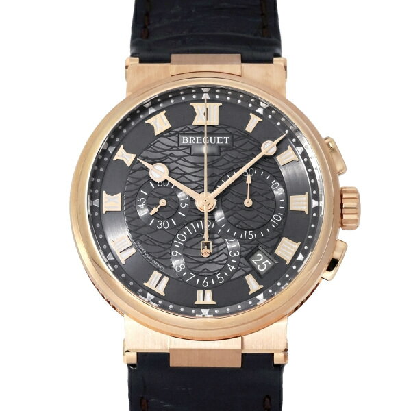 ブレゲ 腕時計（メンズ） ブレゲ Breguet マリーン クロノグラフ 5527 5527BR/G3/9WV グレー文字盤 新品 腕時計 メンズ