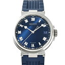 ブレゲ 腕時計（メンズ） ブレゲ Breguet マリーン 5517TI/Y1/5ZU ブルー文字盤 新品 腕時計 メンズ