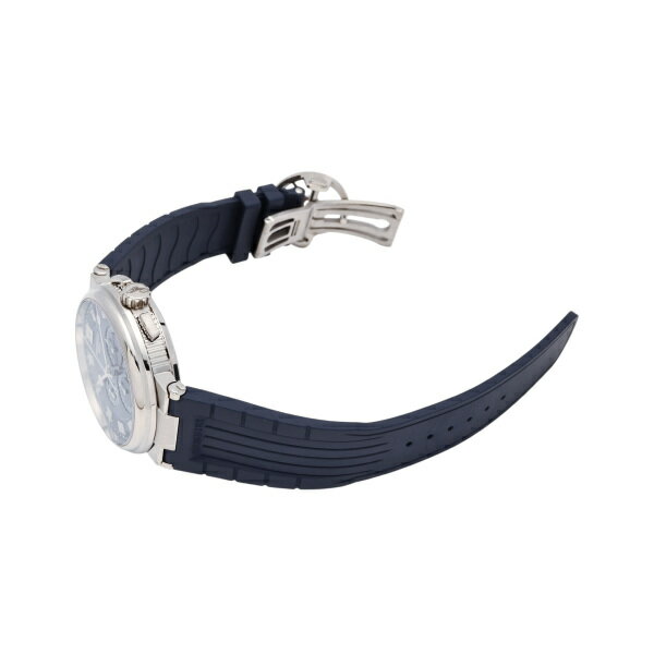 ブレゲ Breguet マリーン クロノグラフ 5527BB/Y2/5WV ブルー文字盤 中古 腕時計 メンズ