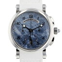 ブレゲ Breguet マリーン クロノグラフ 8827ST/59/586 ブルー文字盤 腕時計 レディース