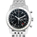 ブライトリング BREITLING ナビタイマー ワールド A242B26NP ブラック文字盤 中古 ...