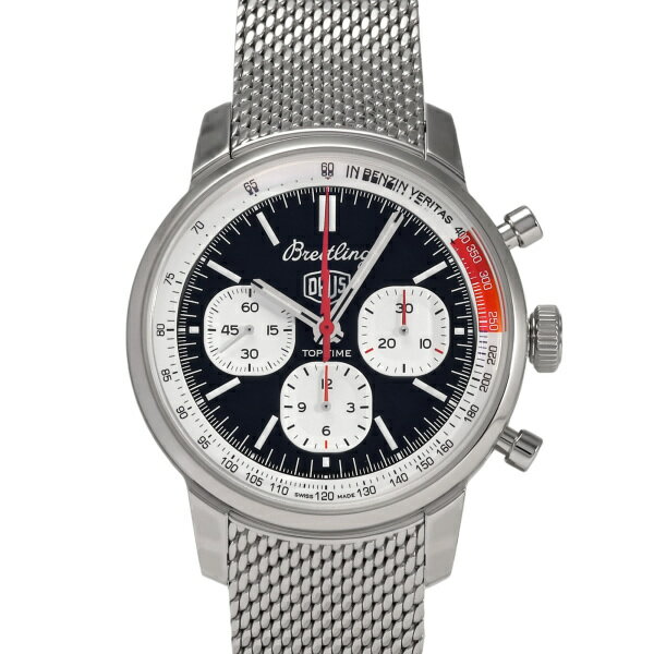 ブライトリング BREITLING トップタイム B01 デウス AB01765A1B1A1 ブラック/ホワイト文字盤 新品 腕時計 メンズ