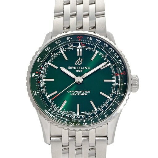 ブライトリング BREITLING ナビタイマー オートマチック 41 A17329371L1A1 グリーン文字盤 新品 腕時計 メンズ ブライトリング BREITLING ナビタイマー オートマチック 41 A17329371L1A1 グリーン文字盤 新品 腕時計 メンズ