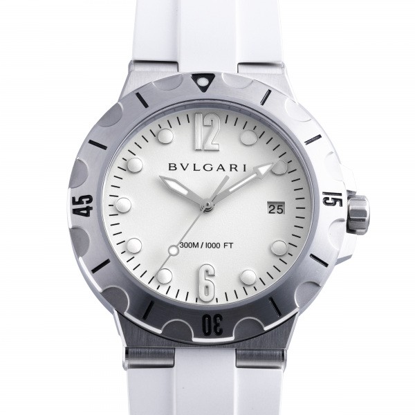 ブルガリ BVLGARI ディアゴノ プロフェッショナル スクーバ DP41WSVSD ホワイト文字盤 新品 腕時計 メンズ