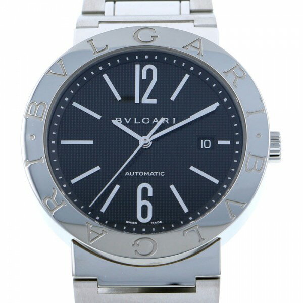 ブルガリブルガリ 腕時計（メンズ） ブルガリ BVLGARI ブルガリブルガリ BB42BSSDAUTO ブラック文字盤 新品 腕時計 メンズ