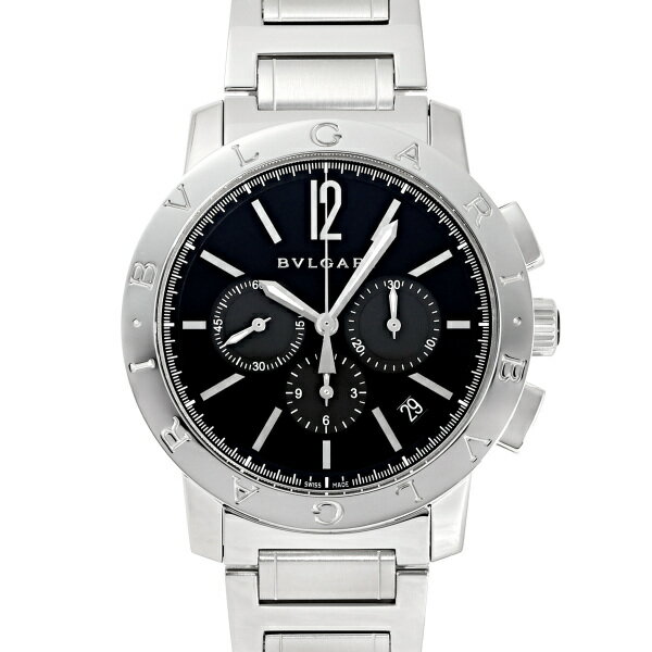 ブルガリブルガリ 腕時計（メンズ） ブルガリ BVLGARI ブルガリブルガリ クロノグラフ 102045 BB41BSSDCH ブラック文字盤 新品 腕時計 メンズ