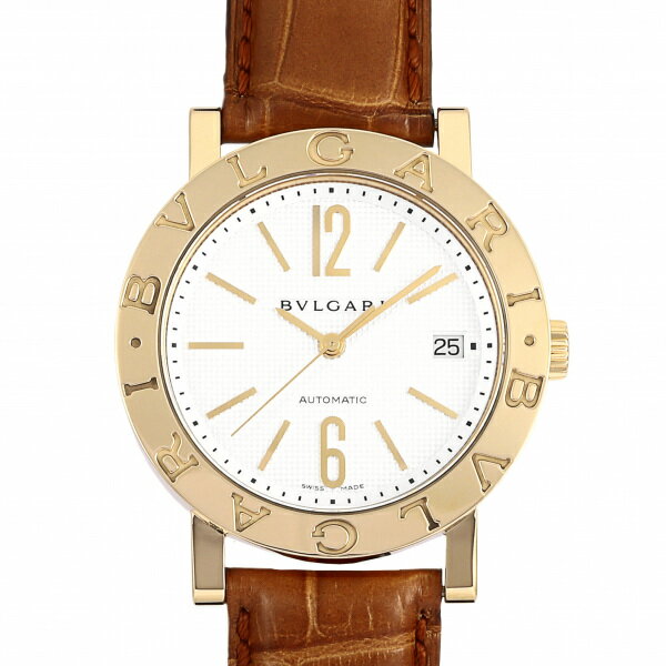 ブルガリブルガリ 腕時計（メンズ） ブルガリ BVLGARI ブルガリブルガリ BB38WGLDAUTO ホワイト文字盤 新品 腕時計 メンズ