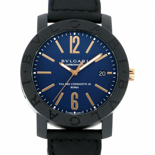 ブルガリブルガリ 腕時計（メンズ） ブルガリ BVLGARI ブルガリブルガリ 102634 BBP40C3CGLD ブルー文字盤 新品 腕時計 メンズ