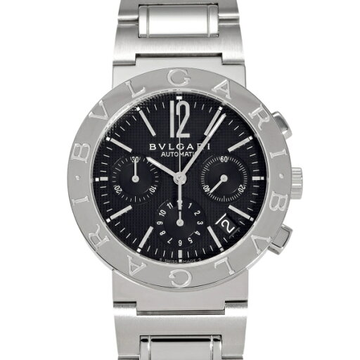 ブルガリ BVLGARI ブルガリブルガリ クロノグラフ 101377 BB38BSSDCH ブラック文字盤 新品 腕時計 メンズ ブルガリ BVLGARI ブルガリブルガリ クロノグラフ 101377 BB38BSSDCH ブラック文字盤 新品 腕時計 メンズ