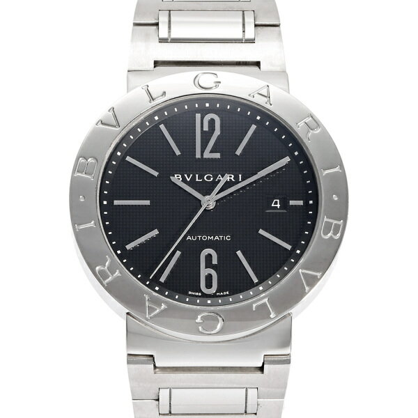 ブルガリ BVLGARI ブルガリブルガリ 101382 BB42BSSDAUTO ブラック文字盤  ...