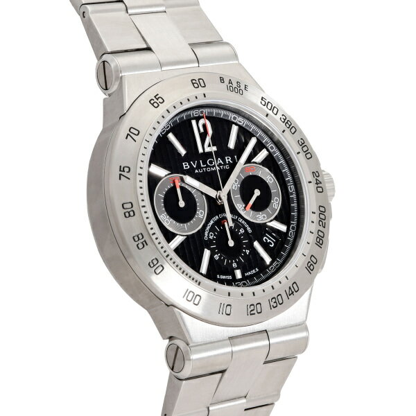 ブルガリ BVLGARI ディアゴノ プロフェッショナル テラ 101655 DP42BSSDCH ブラック文字盤 新品 腕時計 メンズ