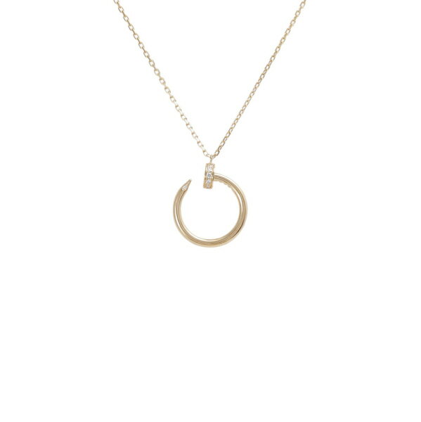 カルティエ ジュストアンクル ダイヤモンド K18イエローゴールド ネックレス 中古