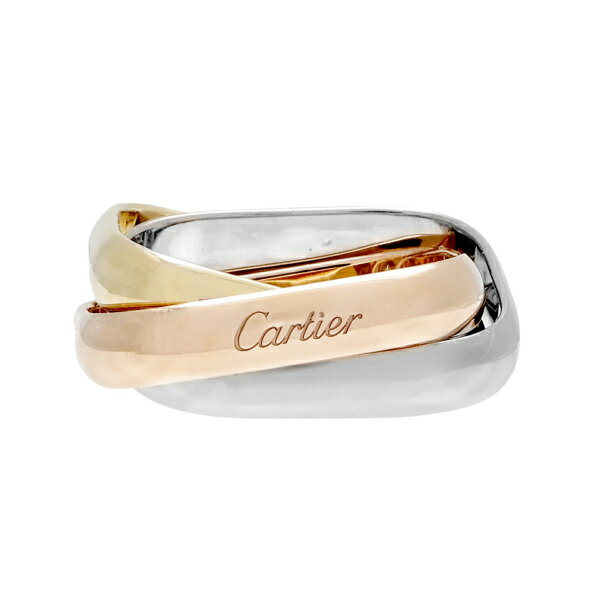 カルティエ トリニティ クッション クラシックモデル K18イエローゴールド K18ピンクゴールド K18ホワイトゴールド リング 中古のサムネイル