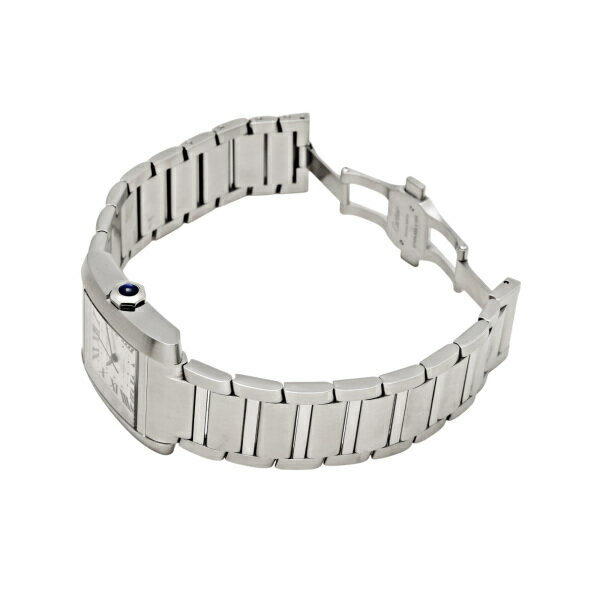 カルティエ Cartier タンクフランセーズ LM WSTA0067 シルバー文字盤 中古 腕時計 メンズ