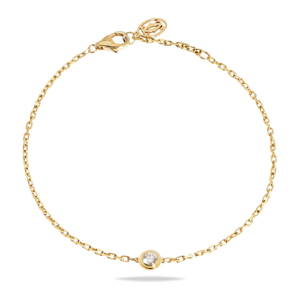 カルティエ ダムール(ディアマン レジェ) K18イエローゴールド ブレスレット 中古