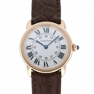 カルティエ CARTIER ロンドソロ SM W6701007 シルバー文字盤 レディース 腕時計 【新品】