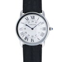 カルティエ Cartier ロンドソロ W6700255 ホワイト文字盤 新品 腕時計 メンズ