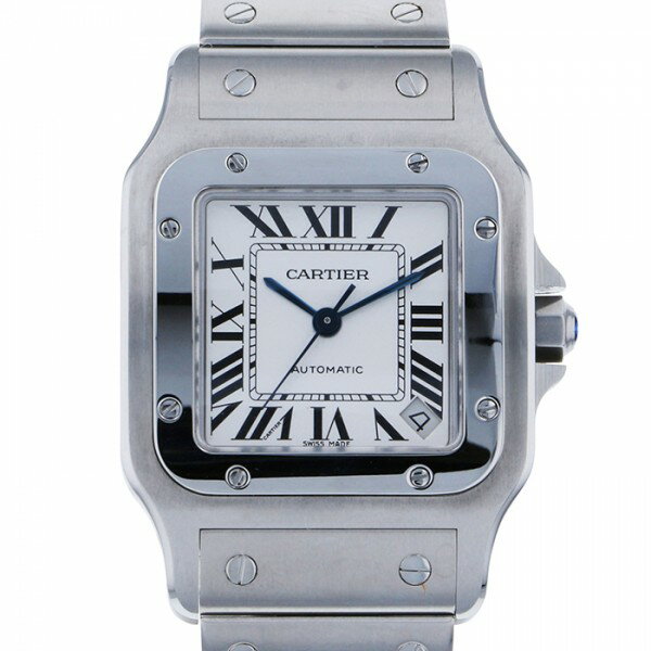 カルティエ Cartier サントス ガルベ XL W20098D6 シルバー文字盤 新品 腕時計 メンズ