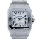 カルティエ Cartier サントス ガルベ XL W20098D6 シルバー文字盤 新品 腕時計  ...