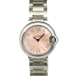 カルティエ Cartier バロンブルー W6920038 ピンク文字盤 新品 腕時計 レディース