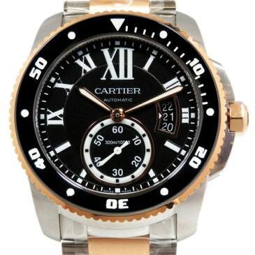 カルティエ Cartier カリブル ドゥ ダイバー W7100054 ブラック文字盤 新品 腕時計 メンズ