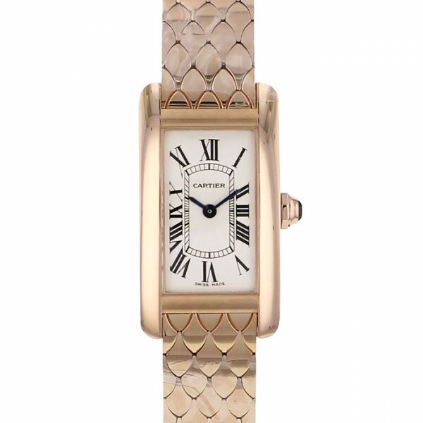 カルティエ Cartier タンク アメリカン SM W2620031 ホワイト文字盤 新品 腕時計 レディース