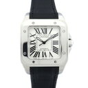 カルティエ Cartier サントス 100 MM W20106X8 シルバー文字盤 新品 腕時計 レディース