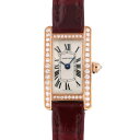 カルティエ タンクアメリカン 腕時計（レディース） カルティエ Cartier タンク アメリカン ミニ WB710014 ホワイト文字盤 新品 腕時計 レディース
