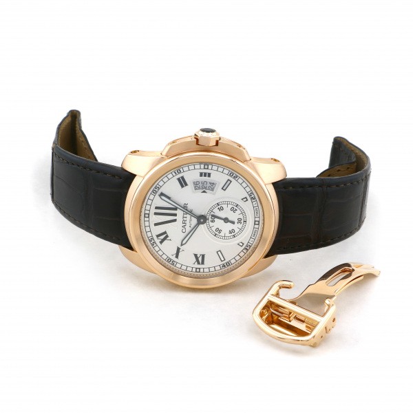 カルティエ Cartier カリブル ドゥ W7100009 シルバー文字盤 中古 腕時計 メンズ
