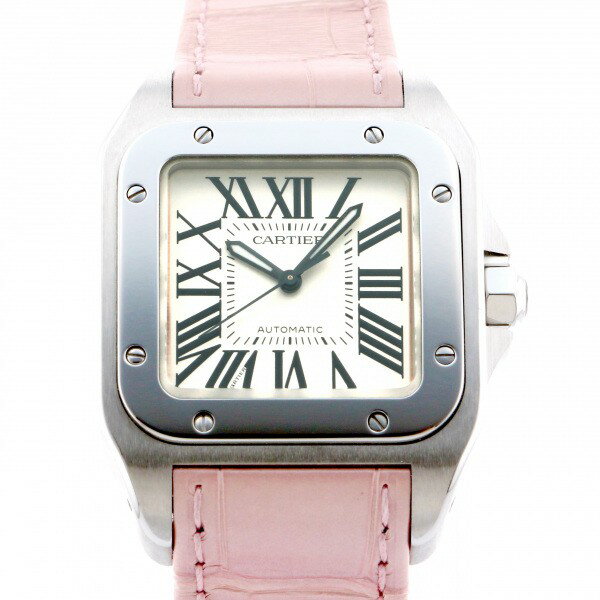 カルティエ Cartier サントス 100 MM W20126X8 シルバー文字盤 新品 腕時計 レディース
