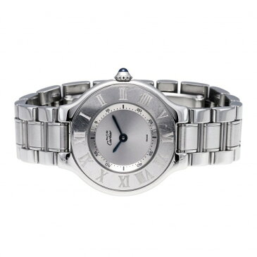 カルティエ Cartier マスト21 W10109T2 シルバー文字盤 中古 腕時計 レディース