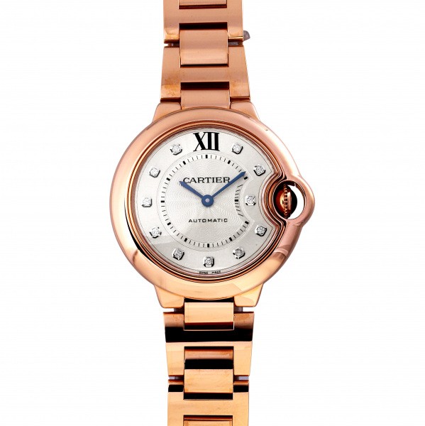 カルティエ Cartier バロンブルー ドゥカルティエ ウォッチ WE902062 シルバー文字盤 新品 腕時計 レディース